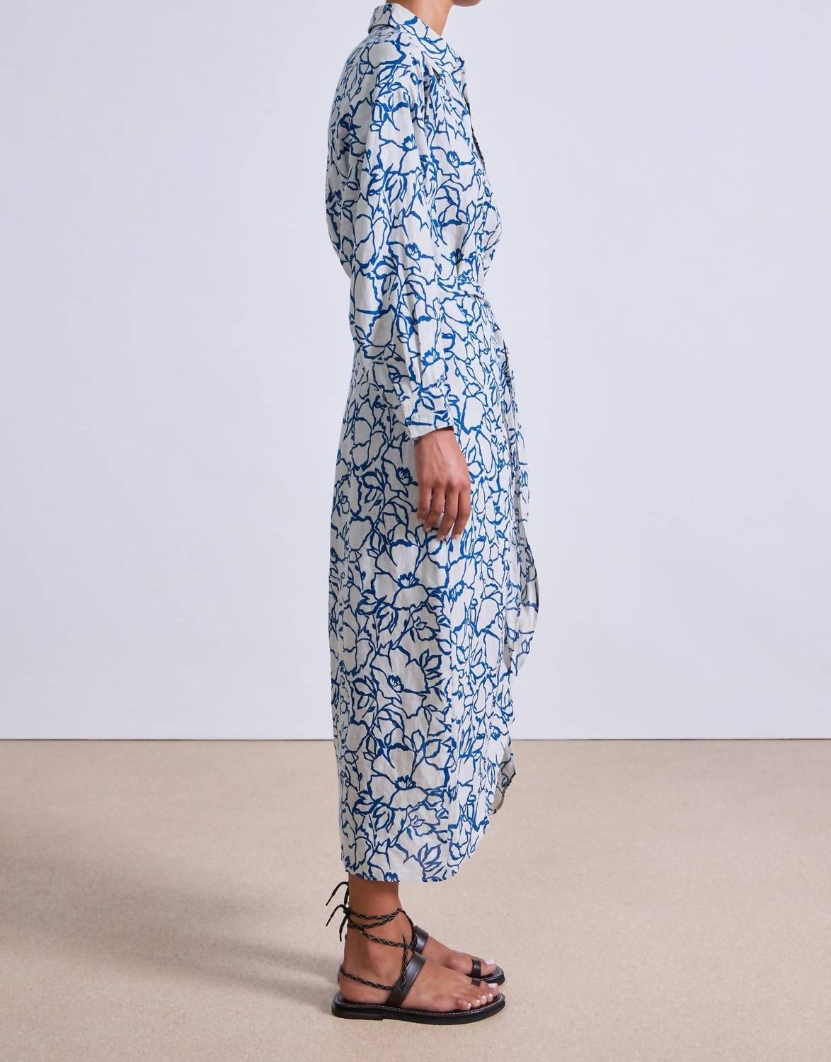 Apiece Apart - Alessandra Sarong Shirt Dress