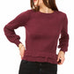 1.State - Ruffle Hem Open Back Sweater