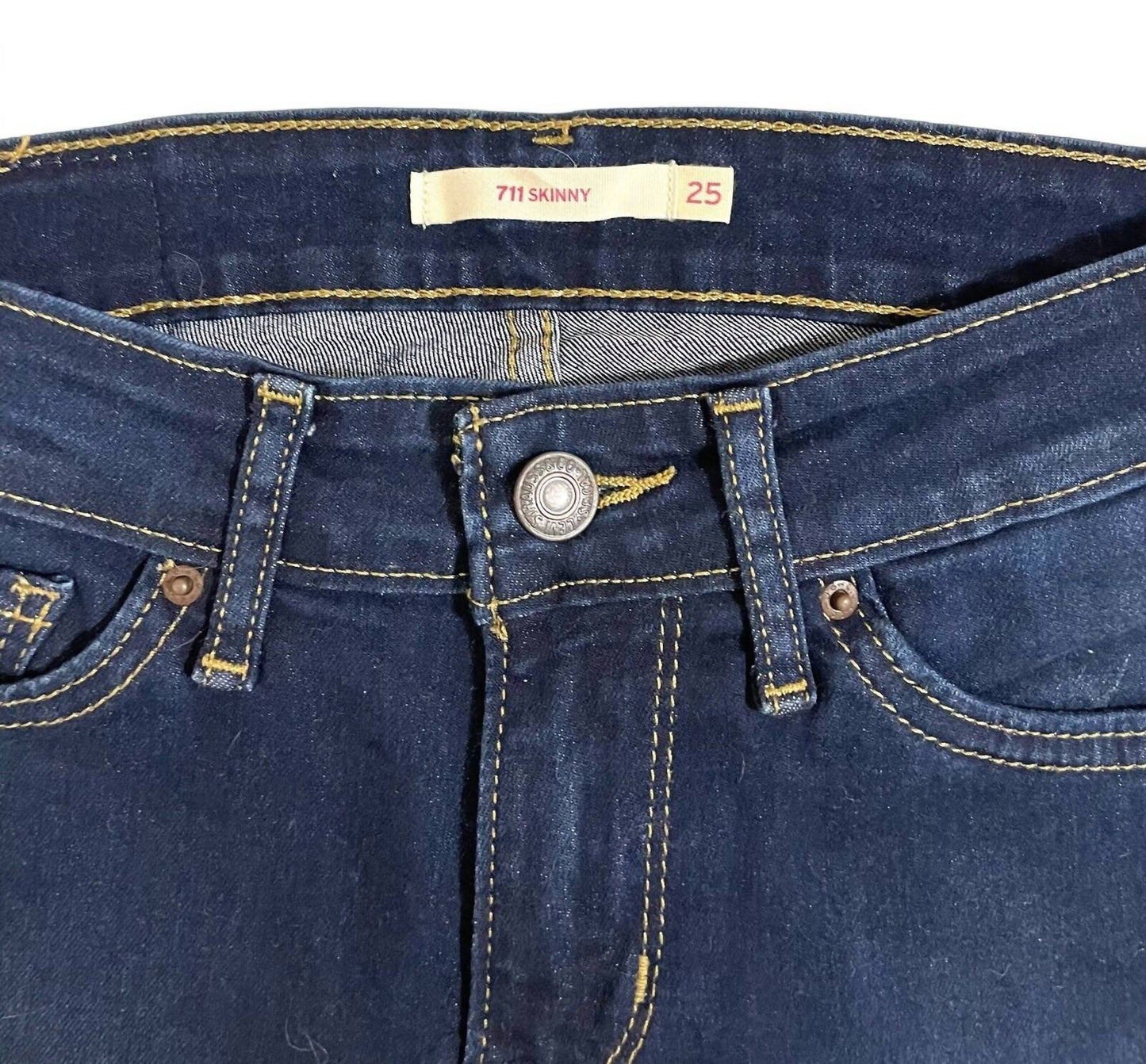 Levi'S - 711 Mid Rise Skinny Denim Jeans