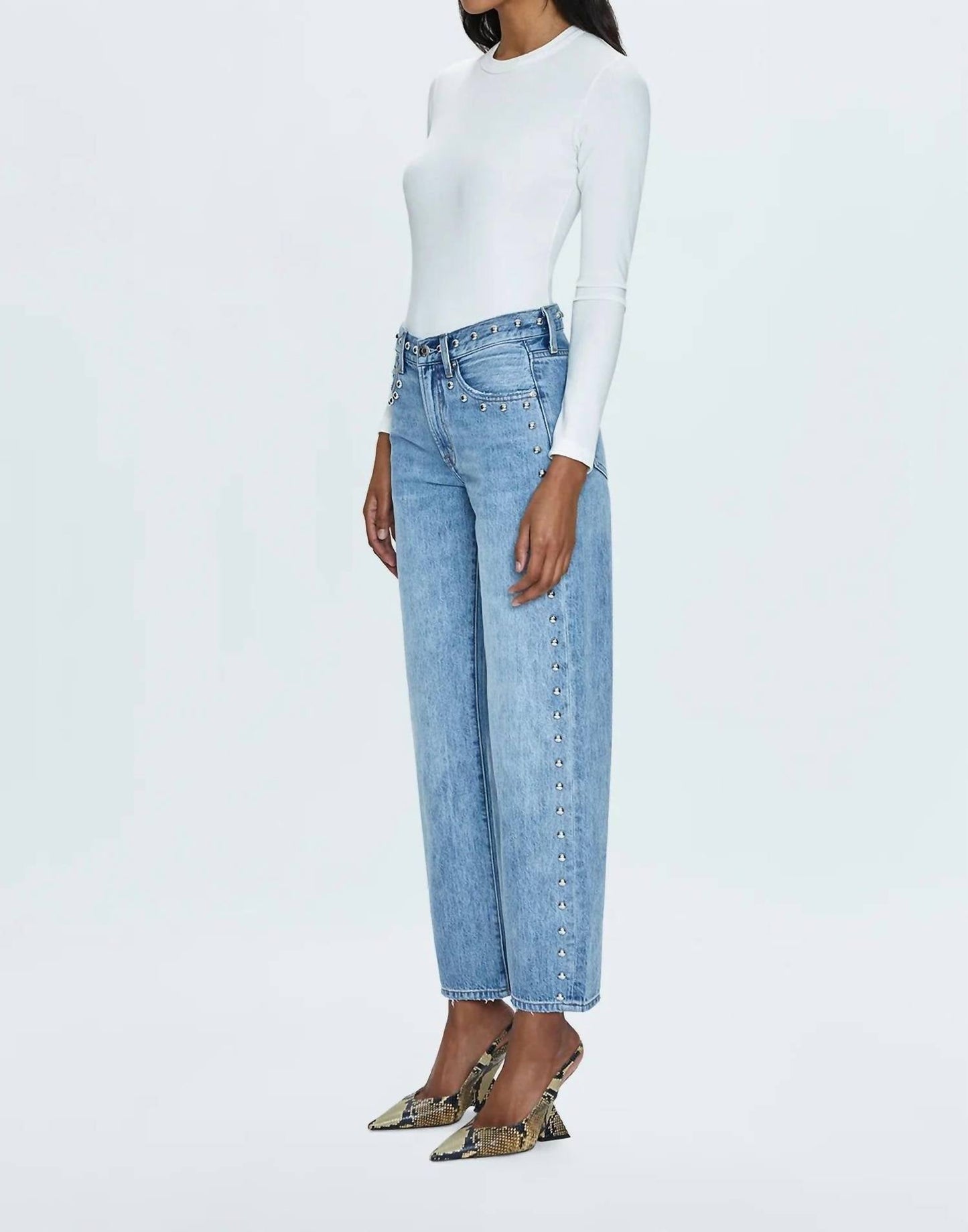 Pistola - Lexi Bow Leg Straight Jeans