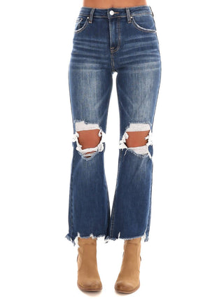 Risen - Let me Go High Rise Crop Jeans