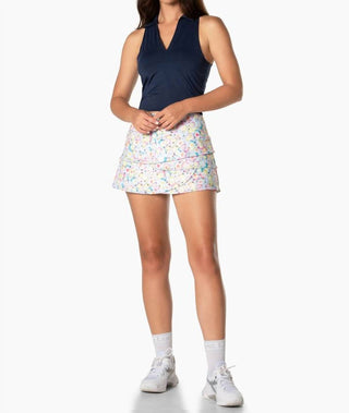 Lucky In Love - Women's Poker Face Scallop Skirt
