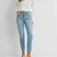 Just Black Denim - Hem Detail Comfort Straight Leg Jeans