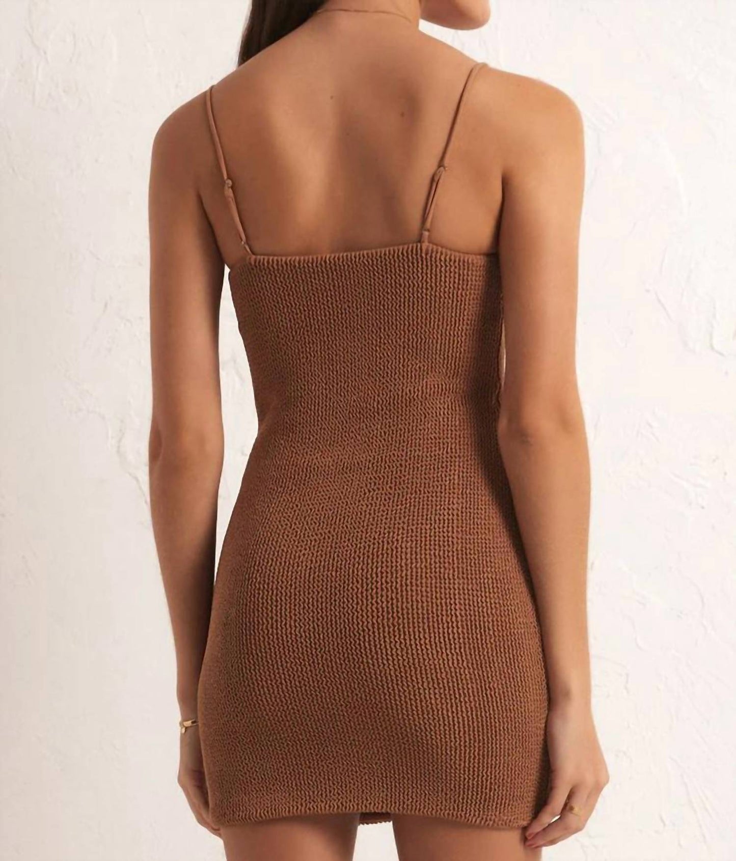 Z Supply - Azure Crinkle Knit Mini Dress