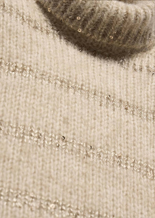 Abel & Lula - Girl's Sequin Stripes Sweater