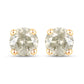 1.16 Carat Genuine LB Diamond 14K Yellow Gold Earrings