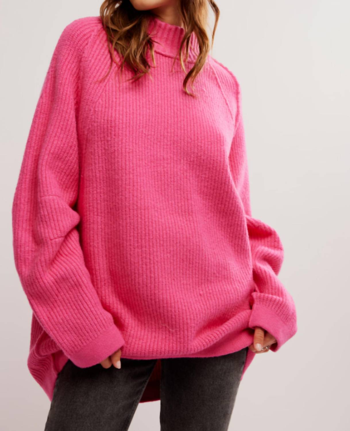 Free People - Sunbeam Long Sleeve Mock Neck Sweater