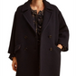 Gerard Darel Women's Sarah Double Breasted Coat Blue Size 1