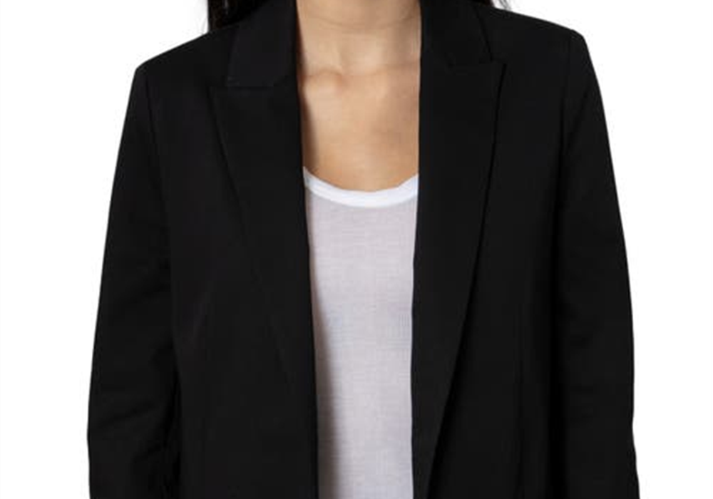 Zadig & Voltaire Women's Noir Stretch Cotton Blazer Size 4 US