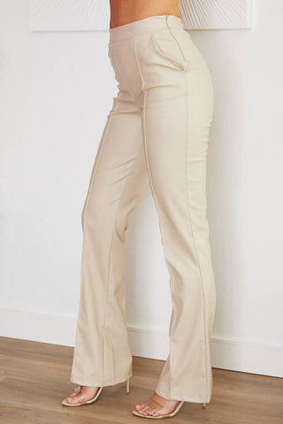 Venti6 - Faux Leather Pants