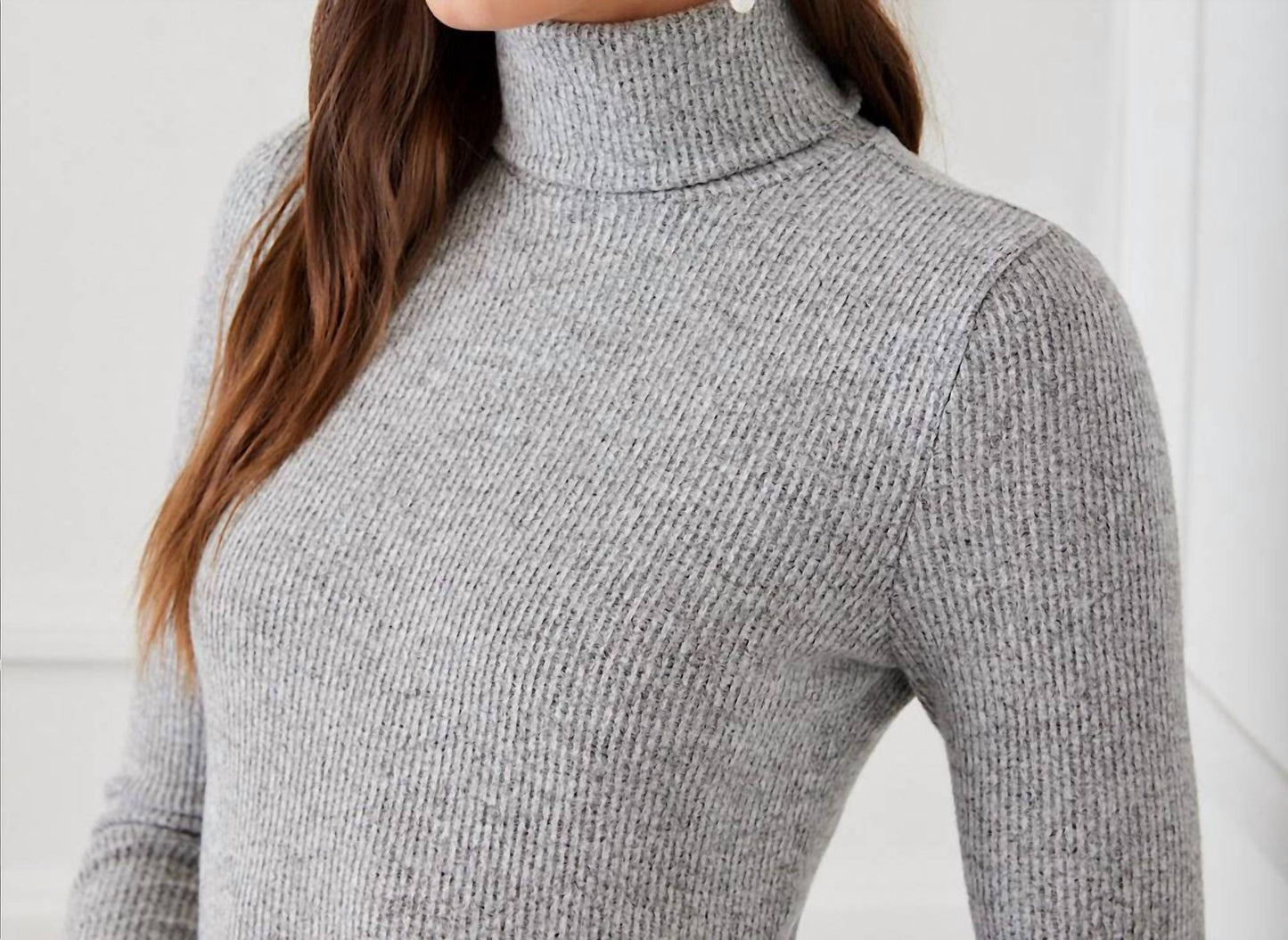 Karen Kane - Ribbed Turtleneck Top