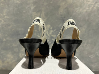 Dior Women's J'adior Slingback Pump Black Size 38.5