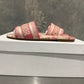 Dior Women's Dway Slides in Peony Pink Toile de Jouy Embroidered Cotton Size 6