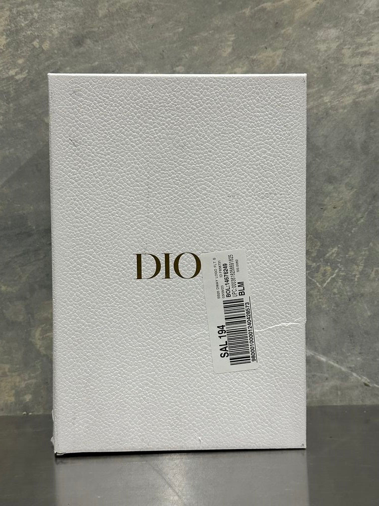 Dior Women's Dway Slides in Peony Pink Toile de Jouy Embroidered Cotton Size 6