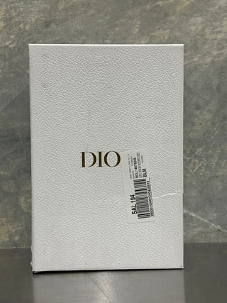 Dior Women's Dway Slides in Peony Pink Toile de Jouy Embroidered Cotton Size 6