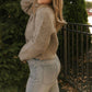Mable - Fuzzy Boxy Crop Jacket