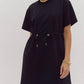 Entro - Drawstring Waist Mini Dress