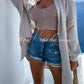 Always Amalfi - Oversized Evil Eye Gauze Cotton Button Shirt