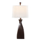 Curvo 2-Piece Copper Bronze Polyresin Table Lamps with Linen Shade