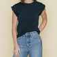 Pistola - Olivia Rolled Cap Sleeve Top
