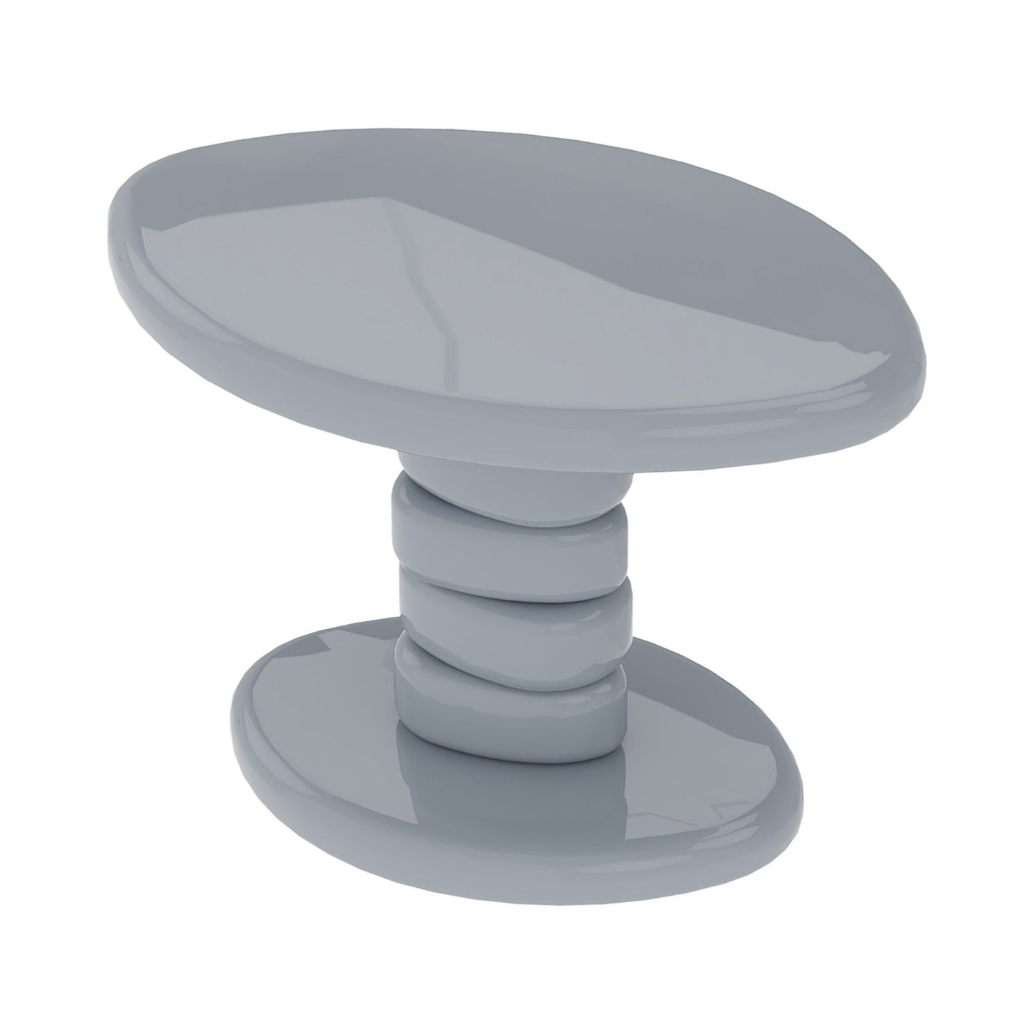 Stacked Cobblestone End Table