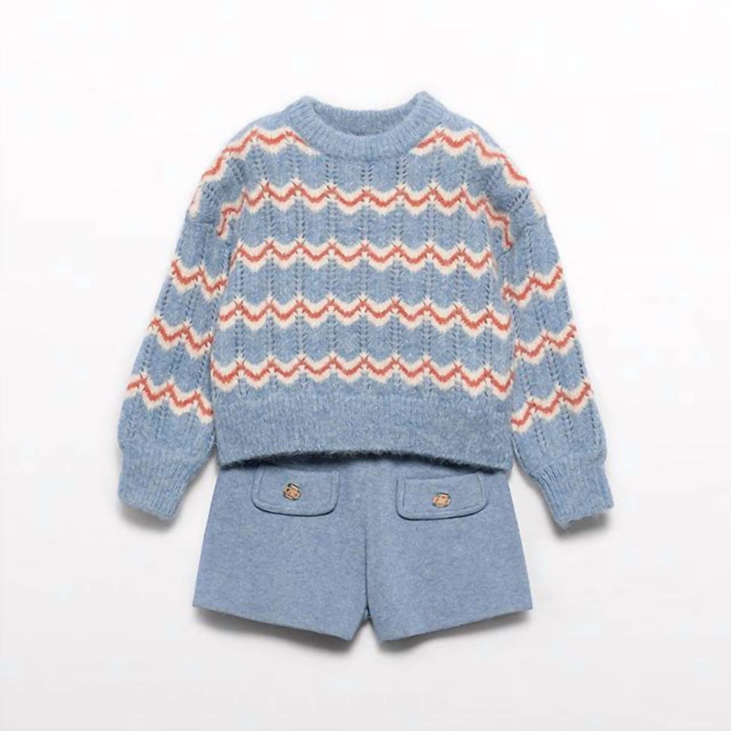Abel & Lula - Girls Knit Short Set