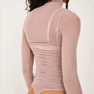 Free People - Under It All Long Sleeve Mock Neck Bodysuit