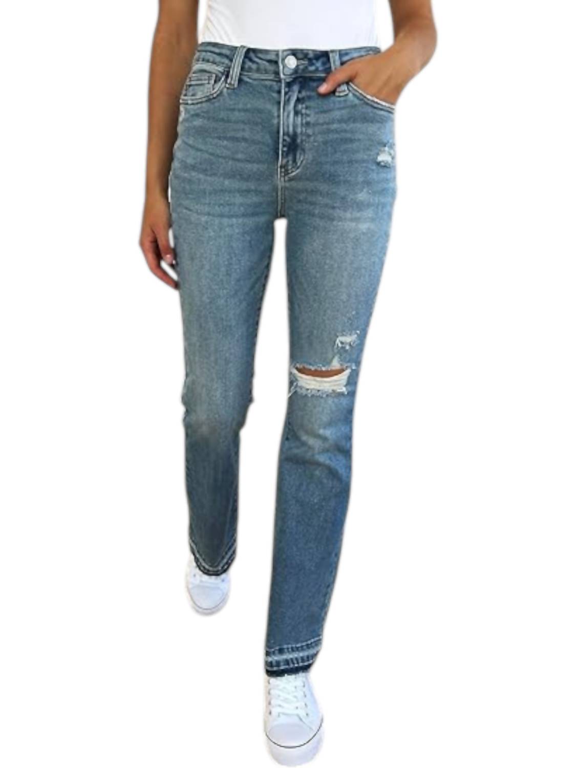 Judy Blue - Destroy & Released Hem Bootcut Jeans
