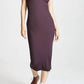 Enza Costa - SILK RIB TANK MIDI DRESS