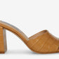 Steve Madden - Women's Square Toe Crocodile Block Heel
