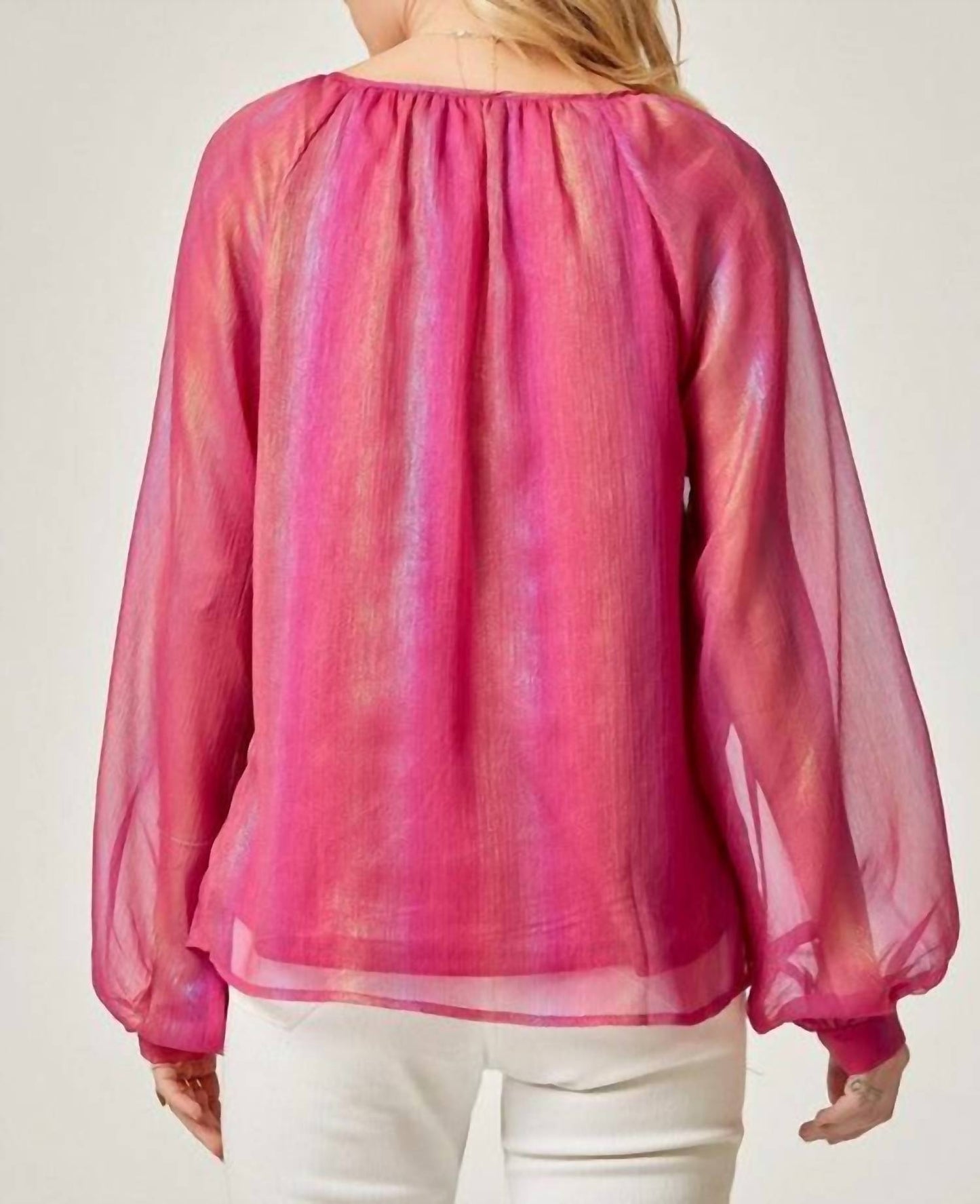 Andree By Unit - Shimmery Long Sleeve Top