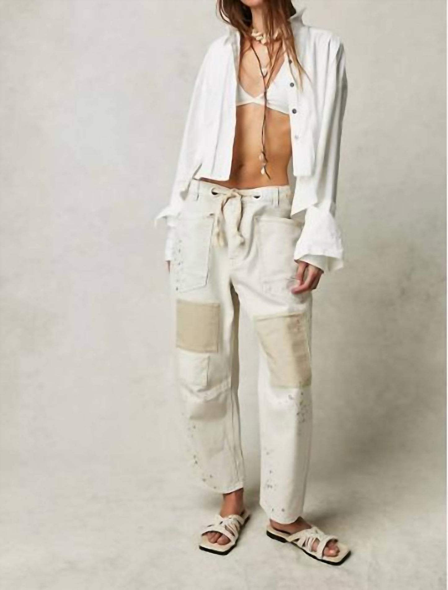 Free People - We The Free Moxie Pull-On Barrel Jeans