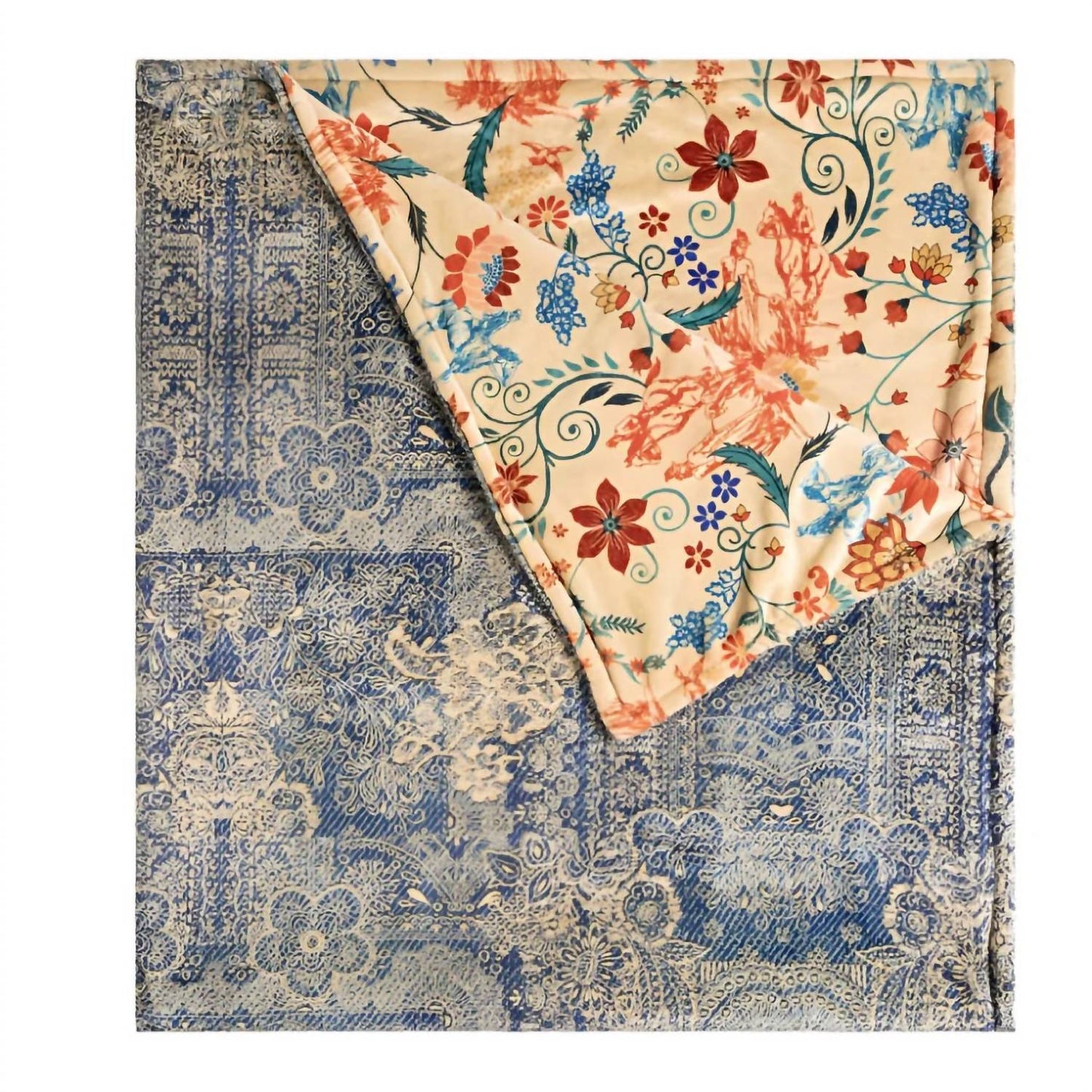 Johnny Was - Denim Print Laurel Canyon Cozy Blanket