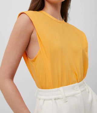 French Connection - Shoulder Pad Crepe Top