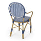 Outdoor PE Rattan and Aluminum 3 Piece French Bistro Set