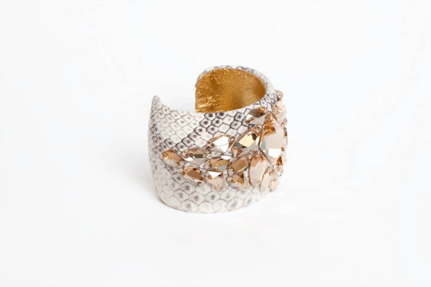 Avenue Chic - Women's Python Cosmic Cuff - Large