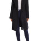 Avec Les Filles Hooded Wrap Coat - Black