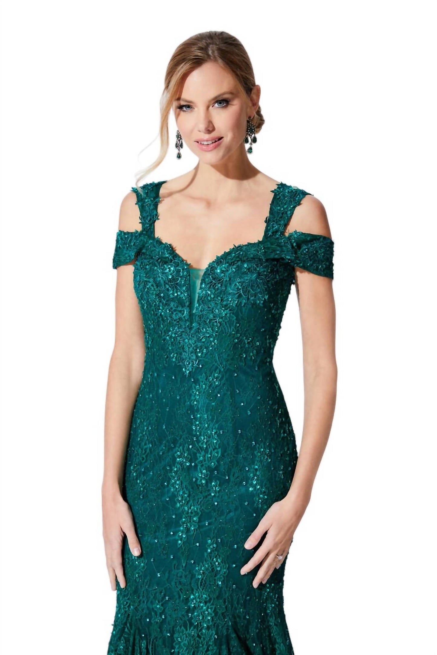 Ivonne D - Sweetheart Trumpet Evening Dress