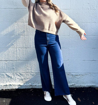 Anniewear - Free Falling Stretch Wide Leg Jean