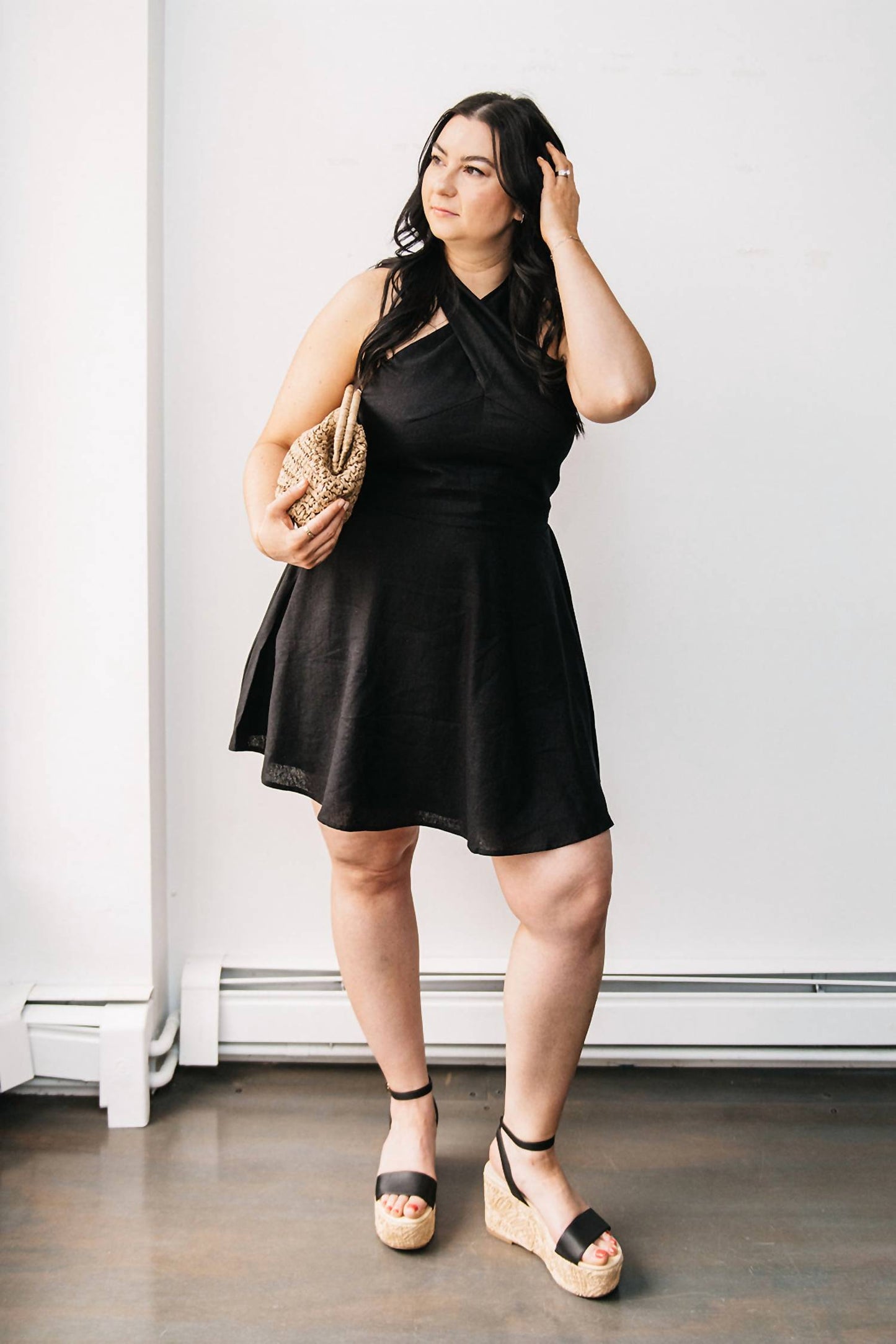 Steve Madden - Wrap Neck Mini Dress