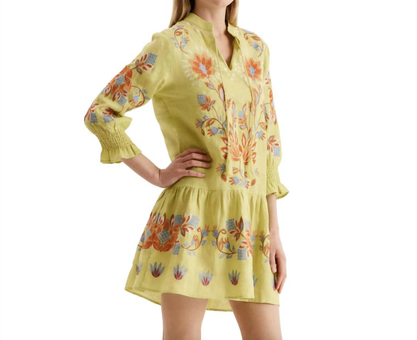 Tyler Boe - Niki Linen Tunic Dress