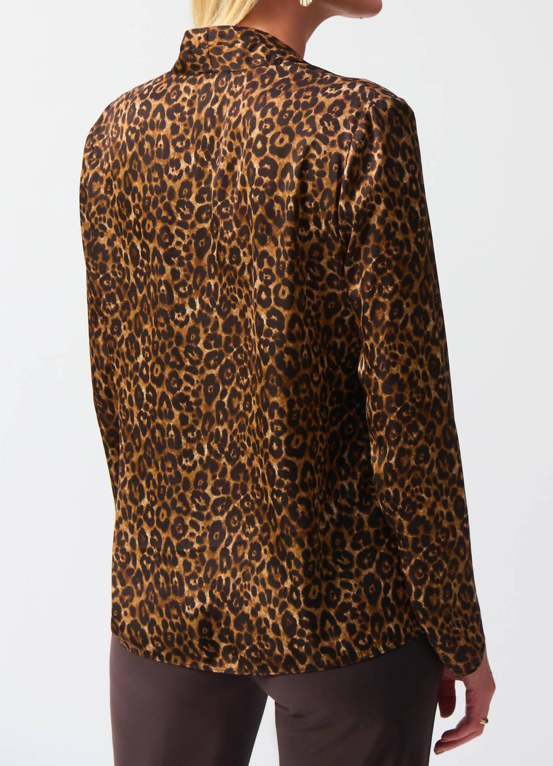 Joseph Ribkoff - Satin Animal Print Top