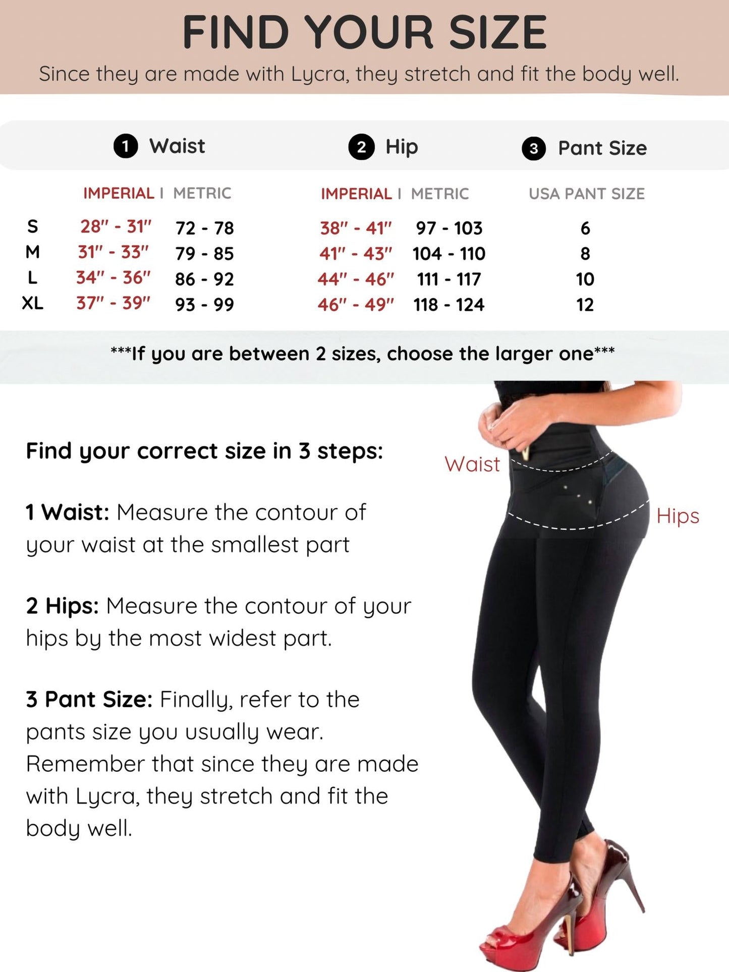 Siluets - Women's High-waisted Shapewear Dress Pants With Powernet And Butt Lift
