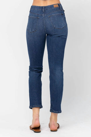 Judy Blue - ZigZag Button Fly Boyfriend Jean