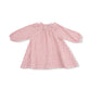 Angel Dear - Girls' Long Sleeve Ruffle Smocked Neck Dress And Diaper Cover