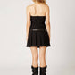 Cotton Candy - Strapless Pleated Dress