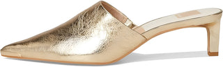 Dolce Vita - Women's Lexy Pointed Toe Kitten Heeled Slip On Mules