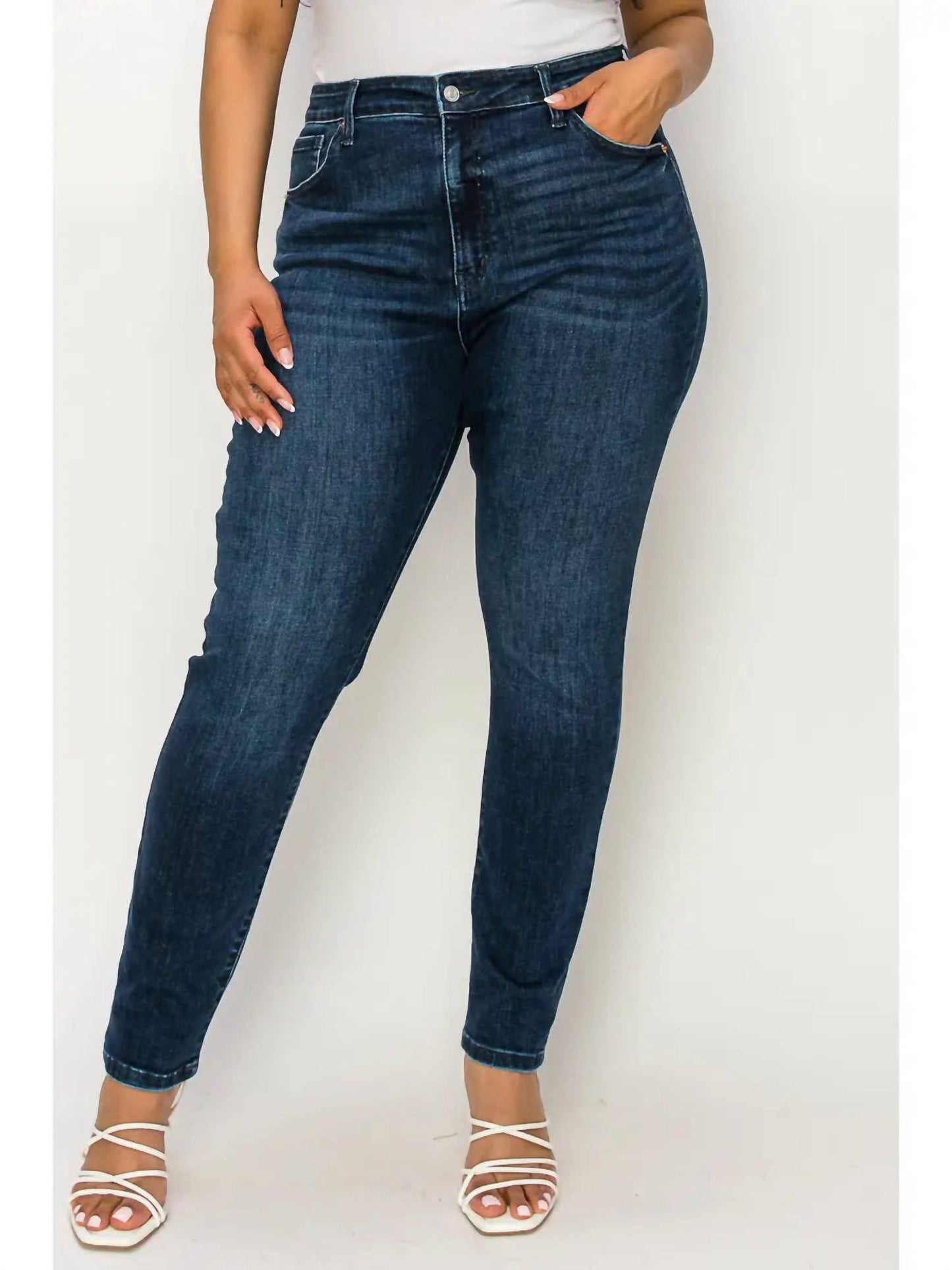 Artemis Vintage - Quinn High Rise Skinny Jeans - Plus