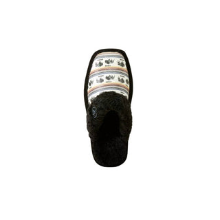Ariat - Women's Jackie Square Toe Exotic Print Buffalo Slipper