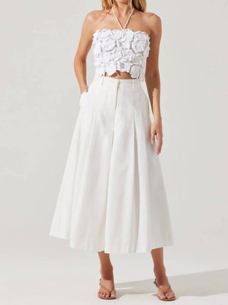 Astr - Rowen Pleated Culotte Pants